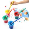 Kids Paintbrush Set Pyzalar Fine Bristle Art Supplies-4