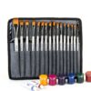 Yihuale Paint Brush Set 16 Pcs Nylon Bristles Kids Art-1