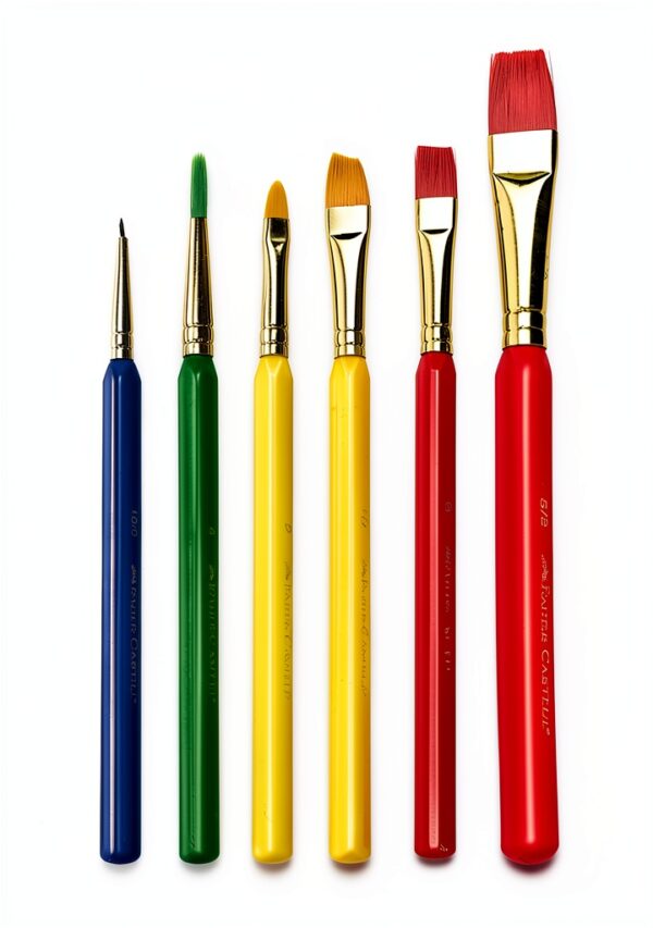 Faber-Castell Kids Paintbrushes Synthetic Ergonomic Design-2