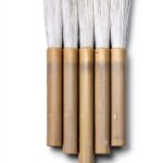 Generic Watercolor Paintbrush Goat Hair Flagged Bristles-0