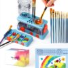 Generic Kids Paint Brush Cleaner Set Nylon Bristles Blue-0