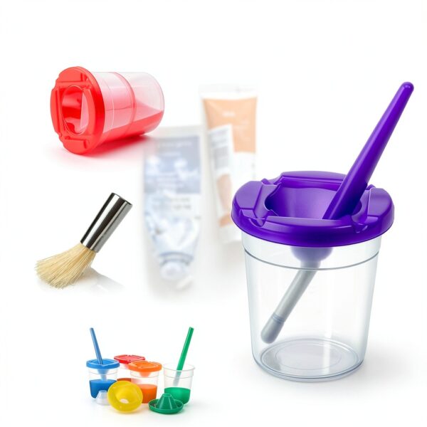 Kids Paintbrush Set Pyzalar Fine Bristle Art Supplies-6