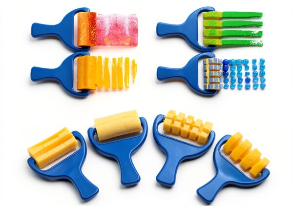 EVNEED Paint Brush Set Sponge Bristles 29 Pieces Kids Art-2