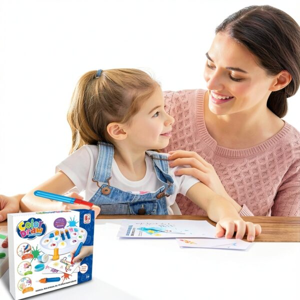 Zyllver Kids Magic Paint Set Reusable Art Toy Ages 3 Up-3