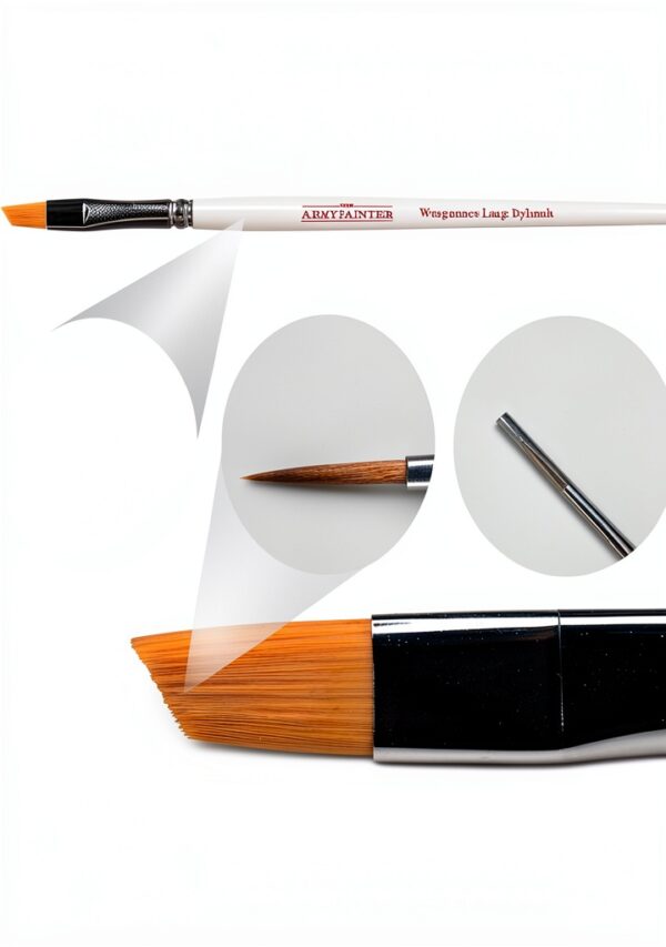 Synthetic Paintbrush Army Painter Large White Drybrushing-2