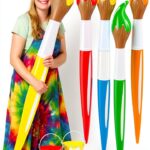 VercanMonth Giant Inflatable Paint Brush Set Kids Art Toy-0