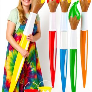 VercanMonth Giant Inflatable Paint Brush Set Kids Art Toy-0