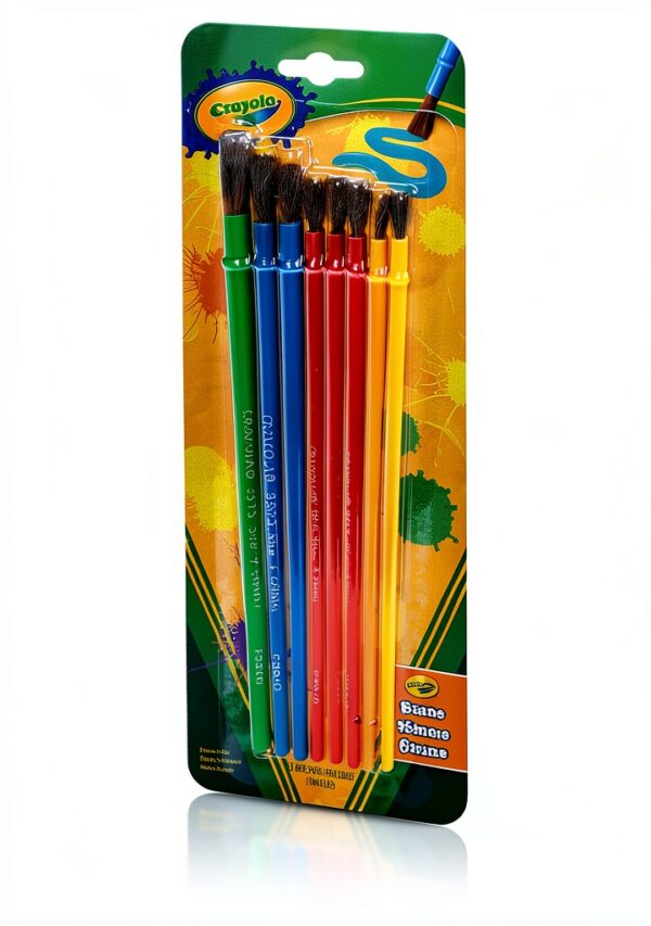 Crayola Paint Brushes Kids Art Set Multicolored Plastic-2