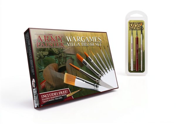 Synthetic Paintbrush Army Painter Large White Drybrushing-5