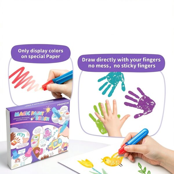 MINDNOOK Magic Brush Painting Set Mess Free Kids Art-1