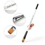 Yihuale Paint Brush Set 16 Pcs Nylon Bristles Kids Art-0