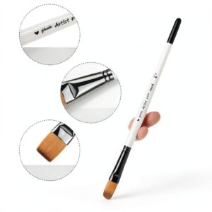 Yihuale Paint Brush Set 16 Pcs Nylon Bristles Kids Art-0