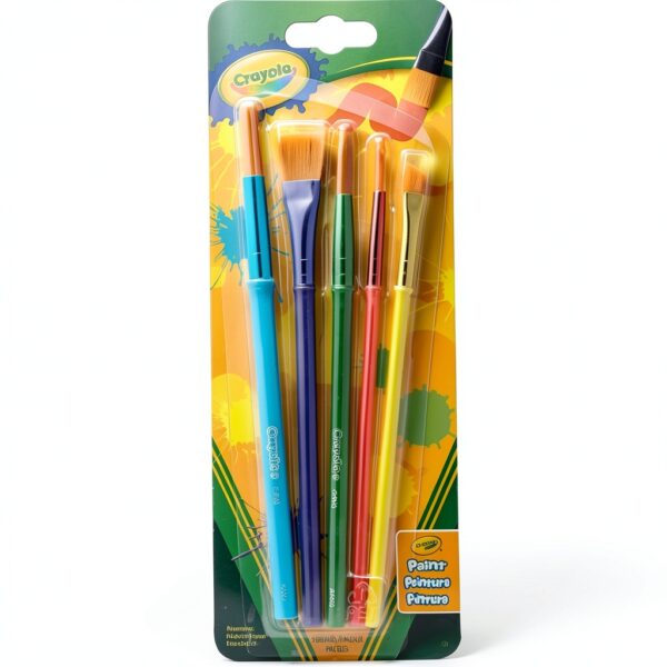 Crayola Art Paintbrushes Set 10 Brushes Various Shapes-0