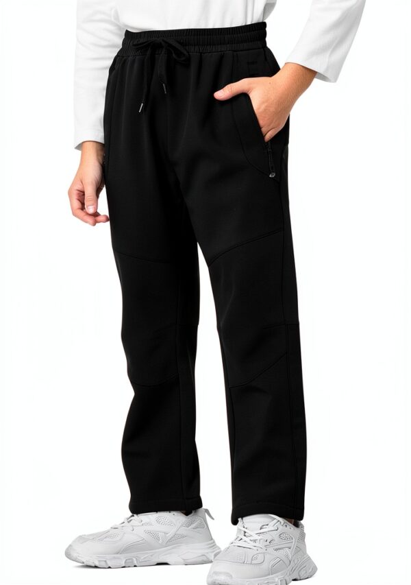 BELEROY Kids Waterproof Snow Pants Fleece Lined Adjustable-2