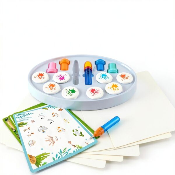 MINDNOOK Magic Brush Painting Set Mess Free Kids Art-3