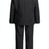Calvin Klein Boys Stretch Suit Two Piece Set Black Blue-1