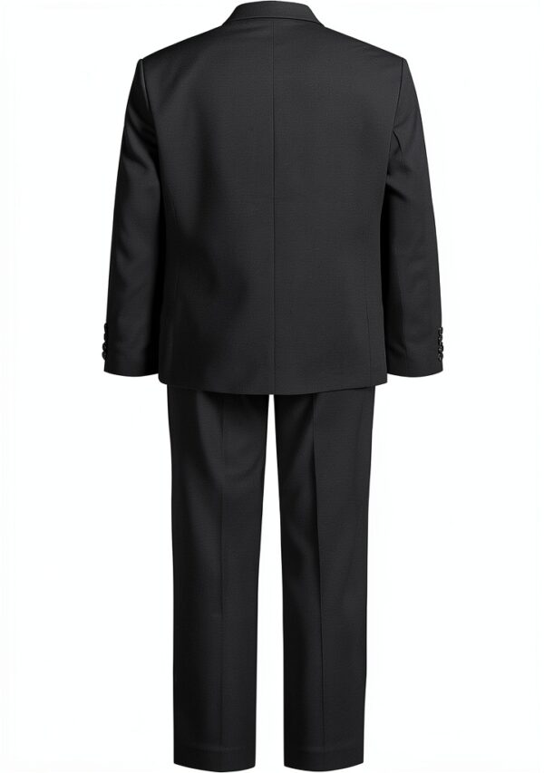 Calvin Klein Boys Stretch Suit Two Piece Set Black Blue-1