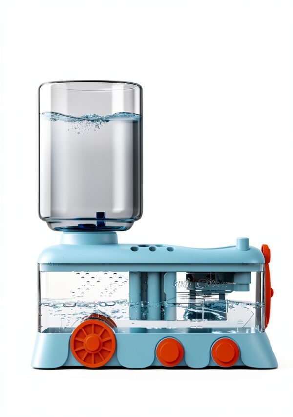 Generic Kids Paint Brush Cleaner Set Nylon Bristles Blue-2