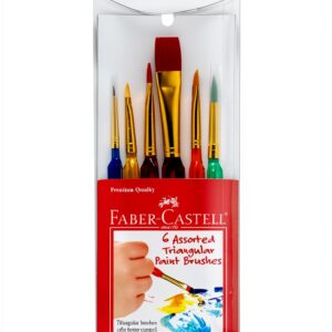 Faber-Castell Kids Paintbrushes Synthetic Ergonomic Design-0