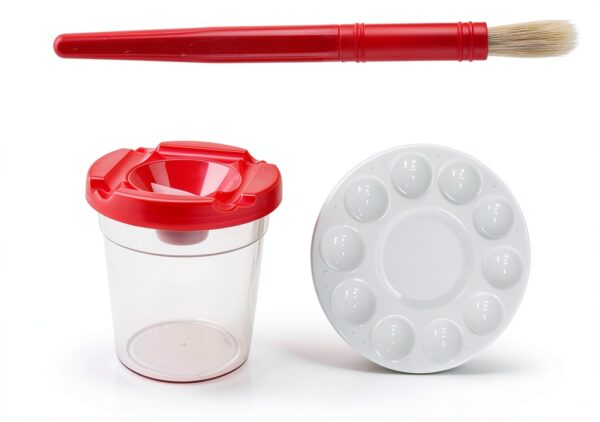 Kids Paintbrush Set Pyzalar Fine Bristle Art Supplies-2