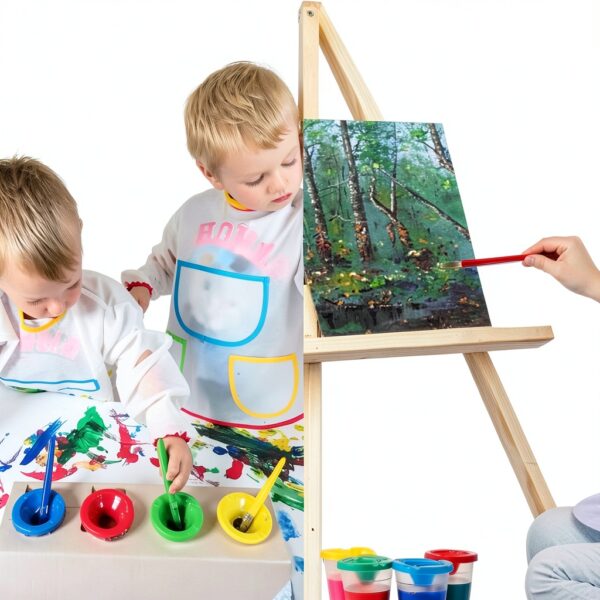 Kids Paintbrush Set Pyzalar Fine Bristle Art Supplies-5