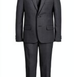 Van Heusen Boys Suit Set Classic Pinstripe Bank Blue-0
