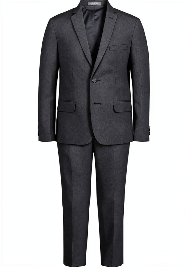 Van Heusen Boys Suit Set Classic Pinstripe Bank Blue-0