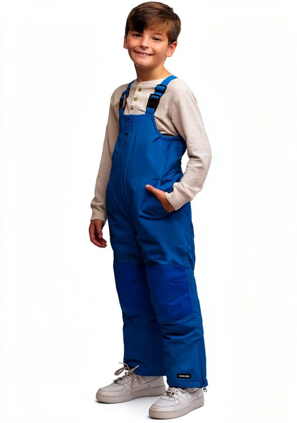 Lands End Girls Snow Pants Waterproof Insulated Winter Bibs-1