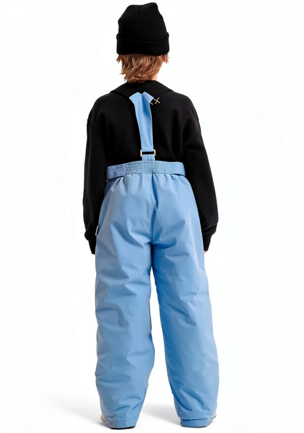 Boys Girls Snow Pants Waterproof Windproof Ski Pants-4