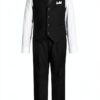 Marvelous Kids Boys Slim Fit Suit Vest Set Formal Wear-3