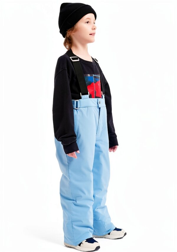 Boys Girls Snow Pants Waterproof Windproof Ski Pants-3