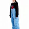 Boys Girls Snow Pants Waterproof Windproof Ski Pants-2