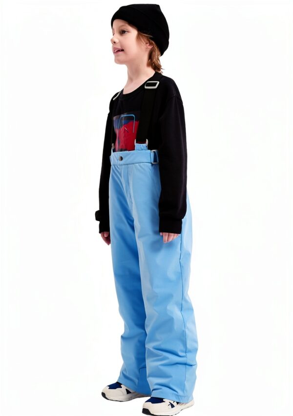 Boys Girls Snow Pants Waterproof Windproof Ski Pants-2