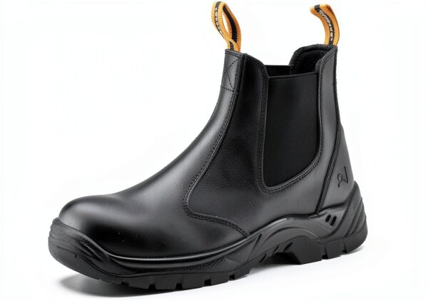 SAFETOE Steel Toe Work Boots Wide Fit Slip Resistant Mens-0