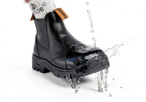 SAFETOE Steel Toe Work Boots Wide Fit Slip Resistant Mens-2