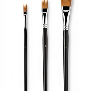 Annykill Paint Brush Set Nylon Bristles Kids Art Tools-0